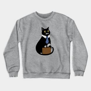 Business Cat Crewneck Sweatshirt